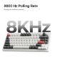 Εικόνα της Πληκτρολόγιο Keychron Q1 Ultra 8K 75% RGB Wireless Hot Swappable POM Red Switches (US) Black Q1U-M1