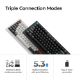 Εικόνα της Πληκτρολόγιο Keychron Q1 Ultra 8K 75% RGB Wireless Hot Swappable POM Red Switches (US) Black Q1U-M1