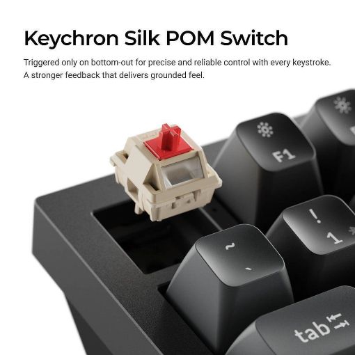 Εικόνα της Πληκτρολόγιο Keychron Q1 Ultra 8K 75% RGB Wireless Hot Swappable POM Brown Switches (US) Black Q1U-M3