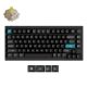 Εικόνα της Πληκτρολόγιο Keychron Q1 Ultra 8K 75% RGB Wireless Hot Swappable POM Banana Switches (US) Black Q1U-M4