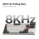 Εικόνα της Πληκτρολόγιο Keychron Q3 Ultra 8K 80% RGB Wireless Hot Swappable POM Red Switches (US) Black Q3U-M1