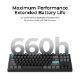 Εικόνα της Πληκτρολόγιο Keychron Q3 Ultra 8K 80% RGB Wireless Hot Swappable POM Brown Switches (US) Black Q3U-M3