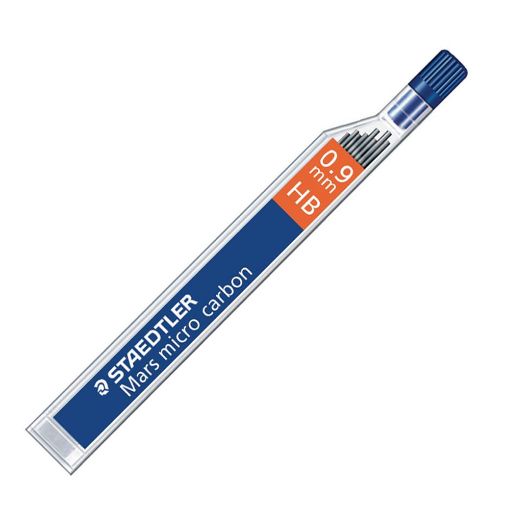 Εικόνα της Μύτες Μηχ. Μολυβιού Staedtler HB 0.9mm 250 09-HB