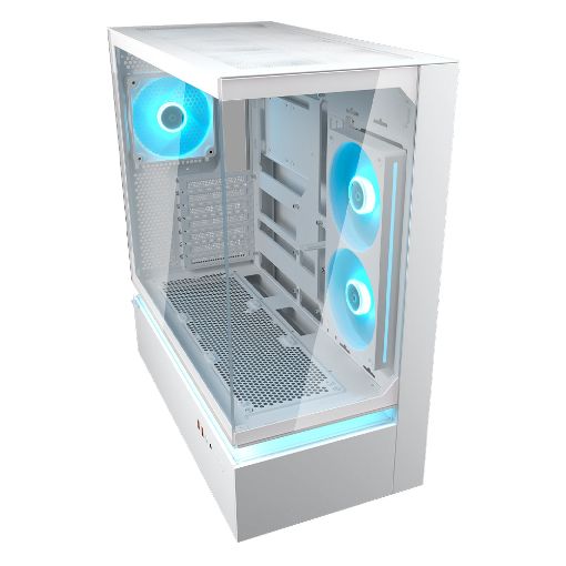 Εικόνα της Cougar CFV235 Vision ARGB Tempered Glass with LCD Display White 382DA40.0004