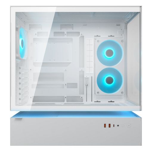 Εικόνα της Cougar CFV235 Vision ARGB Tempered Glass with LCD Display White 382DA40.0004