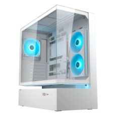 Εικόνα της Cougar CFV235 Vision ARGB Tempered Glass with LCD Display White 382DA40.0004