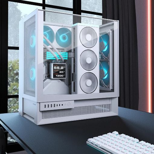 Εικόνα της Cougar Poseidon Vistek ARGB 240 White 3MPVA240.0002