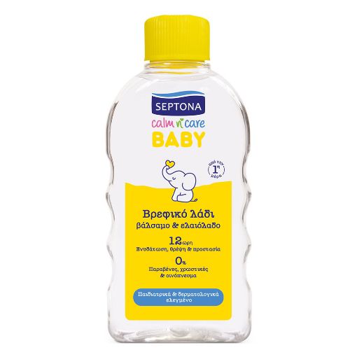 Εικόνα της Λάδι Septona Calm n' Care Baby με Βάλσαμο και Ελαιόλαδο 200ml