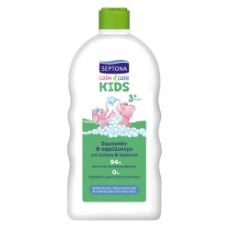 Εικόνα της Σαμπουάν & Αφρόλουτρο Septona Calm n' Care Kids για Αγόρια & Κορίτσια 750ml