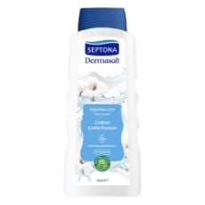 Εικόνα της Αφρόλουτρο Septona Dermasoft Cotton & Milk Protein 750ml
