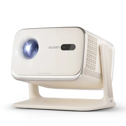 Εικόνα της Projector Aurzen Boom Mini LCD FHD Google TV Smart HDR Off-White AU-PJ-BM501M-EUBG0
