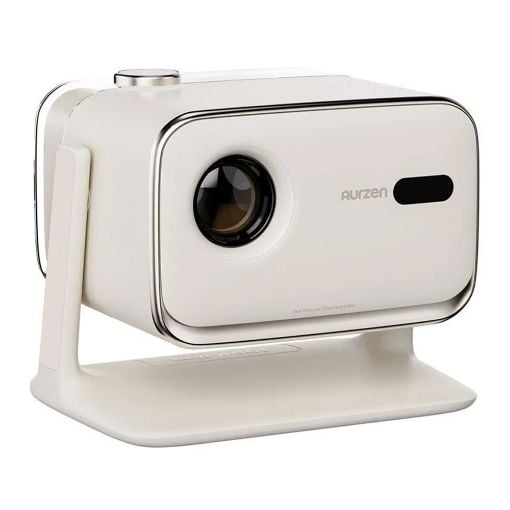 Εικόνα της Projector Aurzen Boom Mini LCD FHD Google TV Smart HDR Off-White AU-PJ-BM501M-EUBG0