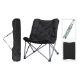 Εικόνα της Καρέκλα Camping Redcliffs Μεταλλική με PVC 83 x 74 x 91 cm Black LE8000150