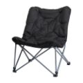 Εικόνα της Καρέκλα Camping Redcliffs Μεταλλική με PVC 83 x 74 x 91 cm Black LE8000150