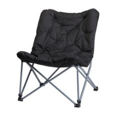 Εικόνα της Καρέκλα Camping Redcliffs Μεταλλική με PVC 83 x 74 x 91 cm Black LE8000150