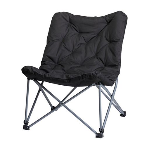 Εικόνα της Καρέκλα Camping Redcliffs Μεταλλική με PVC 83 x 74 x 91 cm Black LE8000150