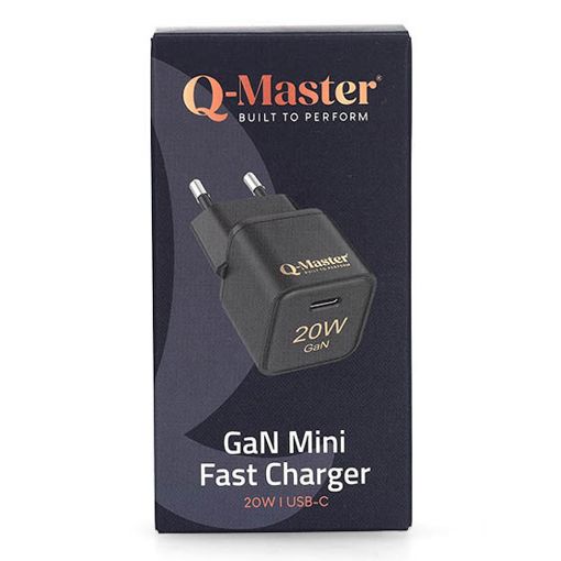 Εικόνα της Φορτιστής Q-Master GaN Mini USB-C 20W Black PWR011BLK20W