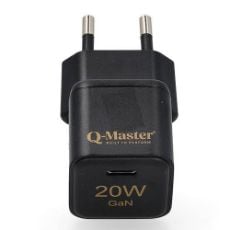 Εικόνα της Φορτιστής Q-Master GaN Mini USB-C 20W Black PWR011BLK20W