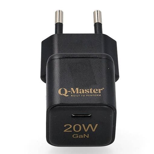 Εικόνα της Φορτιστής Q-Master GaN Mini USB-C 20W Black PWR011BLK20W