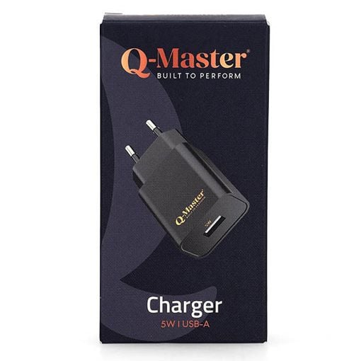 Εικόνα της Φορτιστής Q-Master USB-A 5W Black PWR010BLK05W