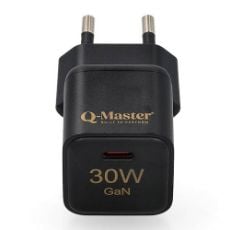 Εικόνα της Φορτιστής Q-Master GaN Mini USB-C 30W Black PWR011BLK30W