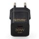 Εικόνα της Φορτιστής Q-Master GaN Mini USB-C 30W Black PWR011BLK30W