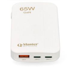 Εικόνα της Mini Φορτιστής Q-Master GaN 2x USB-C & USB-A 65W White PWR012WHT65W