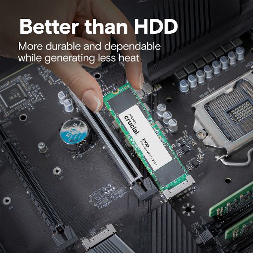Εικόνα της Δίσκος SSD Crucial E100 480GB PCIe Gen4 NVMe M.2 CT480E100SSD8