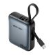 Εικόνα της Power Bank Vention Dash 10000mAh Led Display Built-Ιn USB-C 35W Gray FHEH0