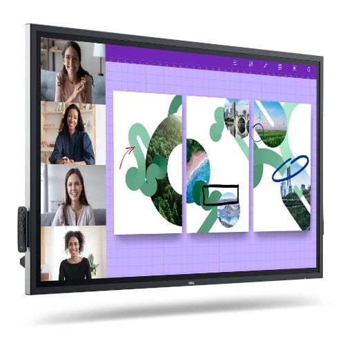 Εικόνα της Οθόνη Dell Pro 65 Plus P6524QT 64.5'' Touch IPS 4K Ultra HD 210-BJKJ