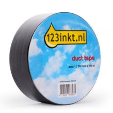 Εικόνα της Ταινία Γενικής Χρήσης 123inkt Μαύρη 50mm x 50m