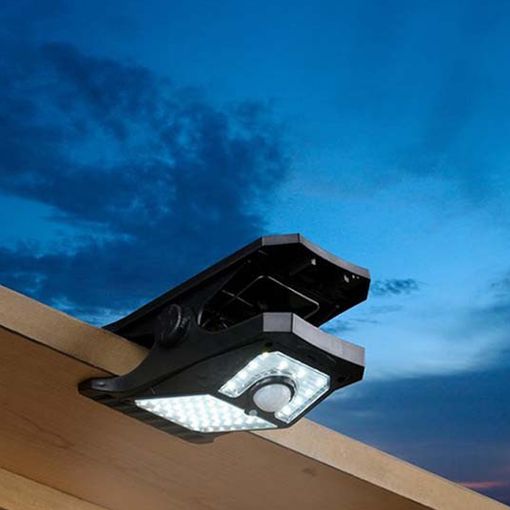 Εικόνα της Ηλιακό Επιτοίχιο Φωτιστικό Grundig με Κλιπ & Αισθητήρα Κίνησης 17 x 9.8 x 10 cm Black 50632