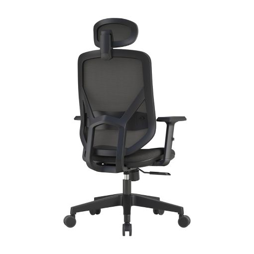 Εικόνα της Καρέκλα Γραφείου Vero Office Ergostyle 2040 με Προσκέφαλο Μαύρη OCM2040M