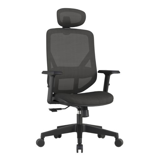 Εικόνα της Καρέκλα Γραφείου Vero Office Ergostyle 2040 με Προσκέφαλο Μαύρη OCM2040M