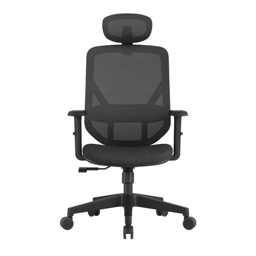 Εικόνα της Καρέκλα Γραφείου Vero Office Ergostyle 2040 με Προσκέφαλο Μαύρη OCM2040M