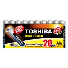 Εικόνα της Αλκαλικές Μπαταρίες AA Toshiba High Power 1.5V 20τμχ LR6GCP MP-20