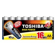 Εικόνα της Αλκαλικές Μπαταρίες AA Toshiba High Power 1.5V 16τμχ LR6GCP MP-16