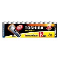 Εικόνα της Αλκαλικές Μπαταρίες AA Toshiba High Power 1.5V 12τμχ LR6GCP MP-12