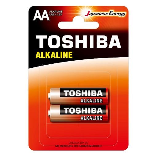 Εικόνα της Αλκαλικές Μπαταρίες AA Toshiba 1.5V 2τμχ LR6GCA BP-2C