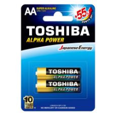 Εικόνα της Αλκαλικές Μπαταρίες AA Toshiba Alpha Power 1.5V 2τμχ LR6GCH BP-2