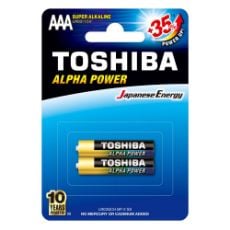 Εικόνα της Αλκαλικές Μπαταρίες AAA Toshiba Alpha Power 1.5V 2τμχ LR03GCH BP-2