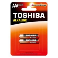 Εικόνα της Αλκαλικές Μπαταρίες AAA Toshiba 1.5V 2τμχ LR03GCA BP-2C
