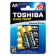 Εικόνα της Αλκαλικές Μπαταρίες AA Toshiba Alpha Power 1.5V 6τμχ LR6GCH BP6