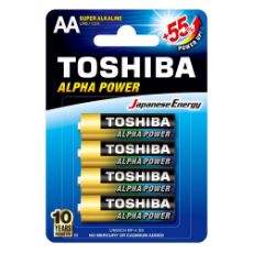 Εικόνα της Αλκαλικές Μπαταρίες AA Toshiba Alpha Power 1.5V 4τμχ LR6GCH BP-4