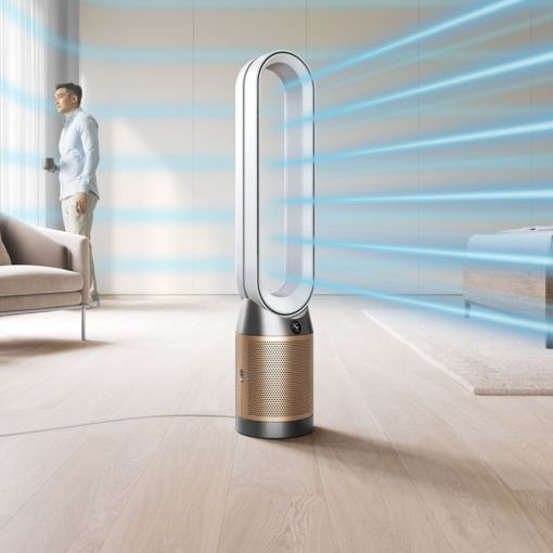 Εικόνα της Καθαριστής Aέρα Dyson TP12 Purifier Cool PC2 De-NOx White/Gold 546519-01