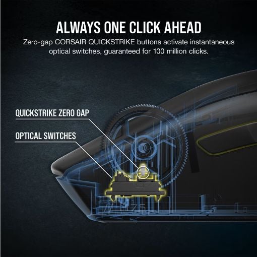 Εικόνα της Ποντίκι Corsair M75 Lightweight RGB Wireless Black CH-931D010-EU