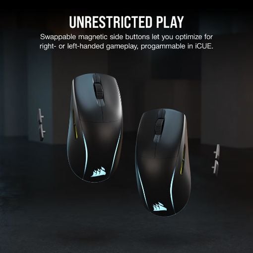 Εικόνα της Ποντίκι Corsair M75 Lightweight RGB Wireless Black CH-931D010-EU