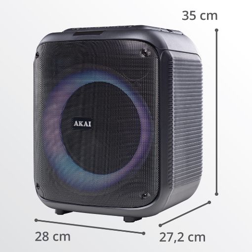 Εικόνα της Ηχείο Akai ABTS-V30 Karaoke Bluetooth 40W Black
