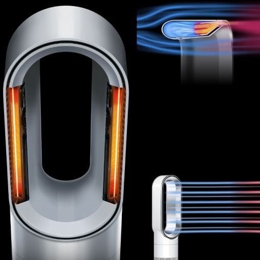 Εικόνα της Ανεμιστήρας - Αερόθερμο Dyson AM15 Hot+Cool HF1 Remote Link Pre-heat White/Silver 586340-01
