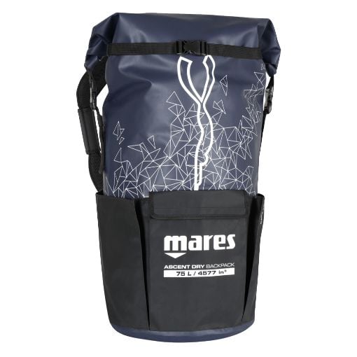 Εικόνα της Στεγανός Σάκος Mares Ascent 75lt Blue 1108340
